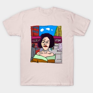 Fifties Woman on Manhattan Street T-Shirt